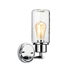 Бра с цилиндрическим прозрачным плафоном из стекла с пузырьками Elstead Lighting варинант исполнения - 1 | Loft Concept во Владивостоке