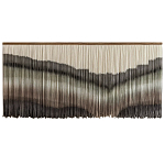 Пейзаж из нитей Макраме Wall decor Black and White Landscape варинант исполнения - 6 | Loft Concept во Владивостоке