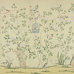 Обои ручная роспись Askew Verdigris  варинант исполнения - 4 | Loft Concept во Владивостоке