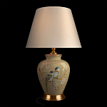 Настольная лампа бежевая с изображением птиц Slip Away варинант исполнения - 8 | Loft Concept во Владивостоке