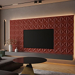 Гипсовая 3D панель с принтографией PM-11 варинант исполнения - 1 | Loft Concept во Владивостоке