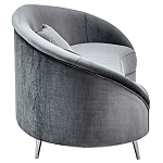 Диван с мягкой обивкой из ткани серый Ethan Sofa варинант исполнения - 1 | Loft Concept во Владивостоке