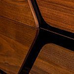 Высокий комод с узором из шпона на фасаде Sahara варинант исполнения - 5 | Loft Concept во Владивостоке