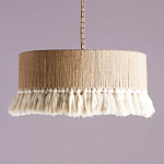 Люстра круглая плетеная с кисточками Solar Glow варинант исполнения - 6 | Loft Concept во Владивостоке