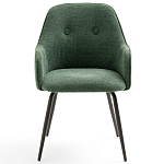 Кресло обеденное на металлических ножках Mazzi Chair варинант исполнения - 5 | Loft Concept во Владивостоке