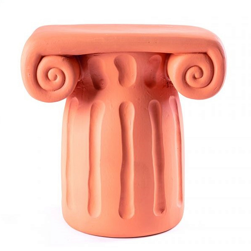 Приставной столик Seletti Capitello Терракотовый Приставной столик Seletti Capitello Терракотовый во Владивостоке | Loft Concept