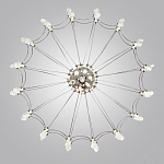 Люстра подвесная из металла с прозрачными подвесками из хрусталя Quasar 93 варинант исполнения - 11 | Loft Concept во Владивостоке