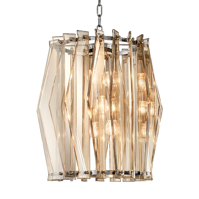 Люстра Chandelier Twist Никель Золотой Люстра Chandelier Twist Никель Золотой во Владивостоке | Loft Concept