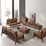 Тумба под телевизориз массива дерева TV Stand made of Walnut Wood варинант исполнения - 4 | Loft Concept во Владивостоке