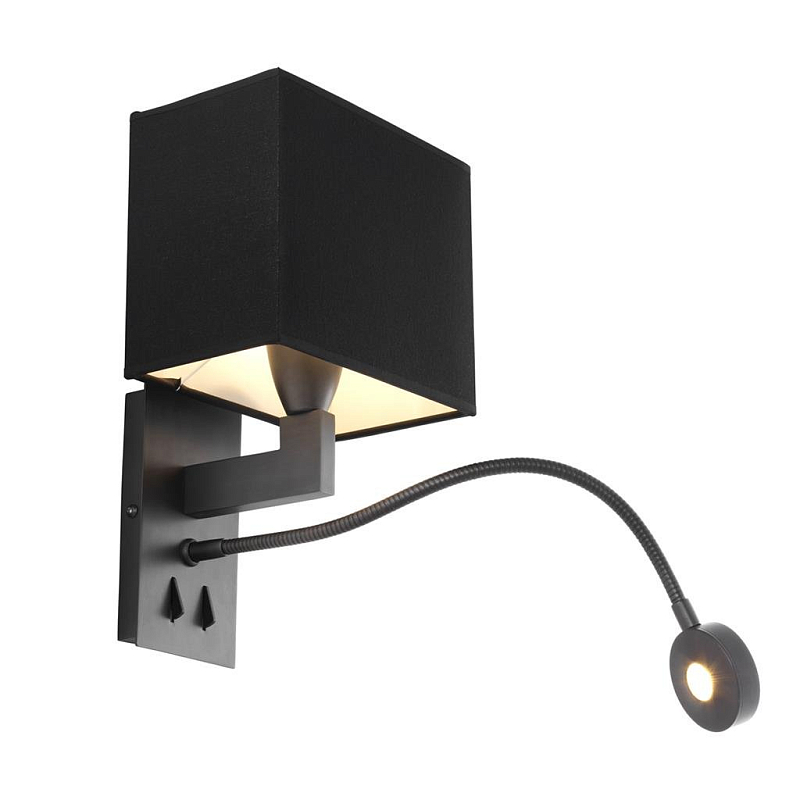 Бра Wall Lamp Reading Bronze Черный Темная бронза Бра Wall Lamp Reading Bronze Черный Темная бронза во Владивостоке | Loft Concept