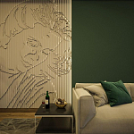 Барельеф PORTRAIT варинант исполнения - 2 | Loft Concept во Владивостоке