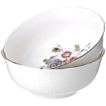 Обеденный сервиз из фарфора с рисунком цветов на 6 персон 23 предмета Garden Whisper Porcelain Set  варинант исполнения - 5 | Loft Concept во Владивостоке