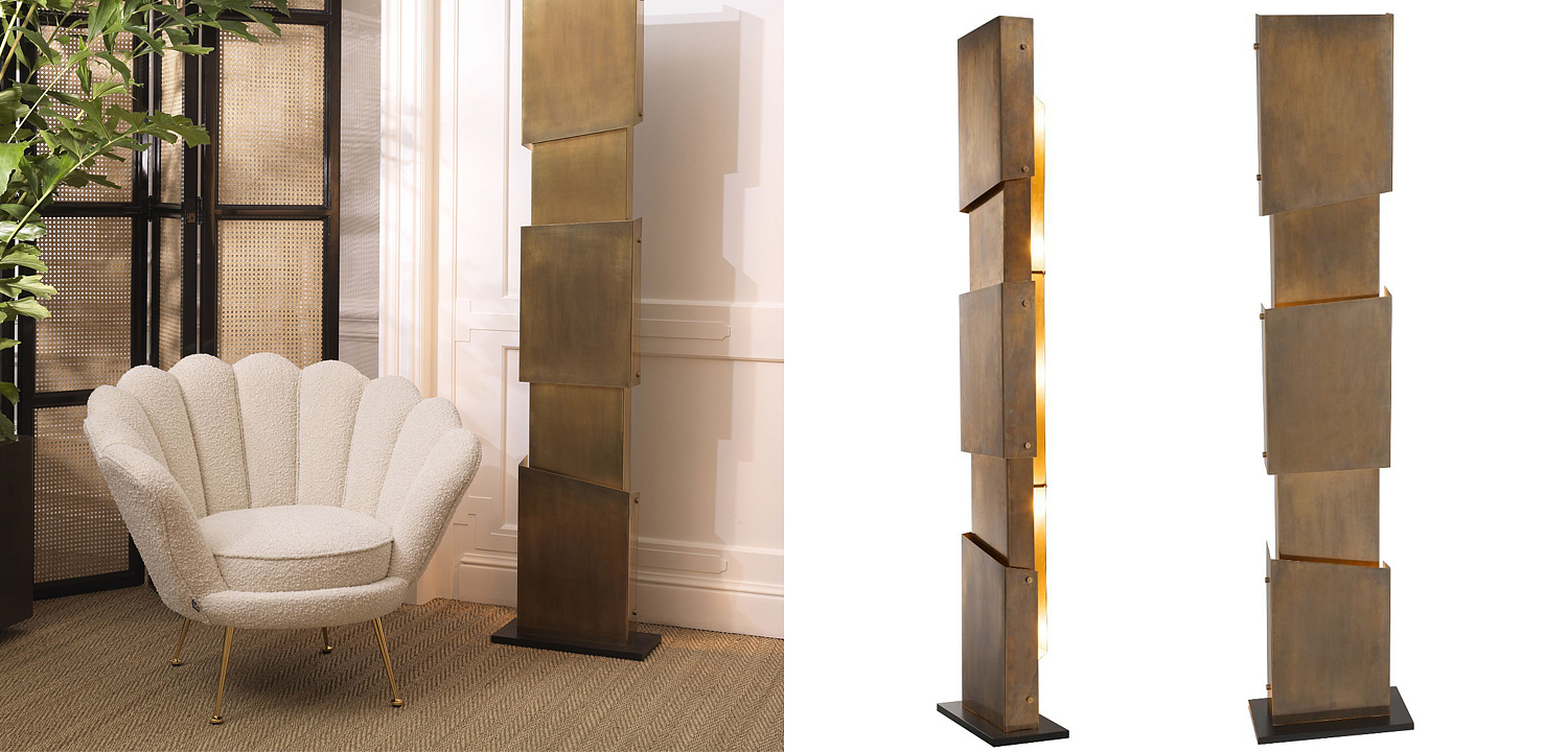 Торшер Eichholtz Floor Lamp Shadow Торшер Eichholtz Floor Lamp Shadow - Loft-Concept во Владивостоке