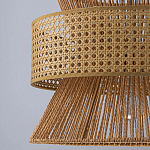 Подвесной светильник с абажуром из натуральных материалов Light Inside the Cell варинант исполнения - 9 | Loft Concept во Владивостоке