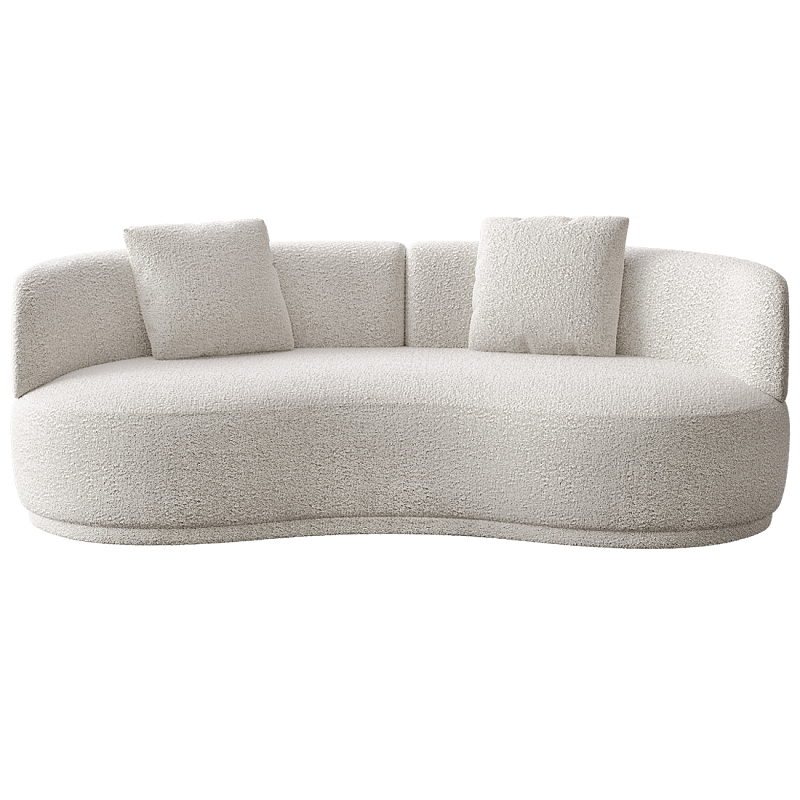 Двухместный диван Calypso Молочный во Владивостоке | Loft Concept 