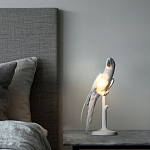 Настольная лампа в виде попугая White Parrot Table Lamp варинант исполнения - 2 | Loft Concept во Владивостоке