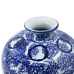 Ваза из фарфора сине-белого цвета Blue & White Ornament  варинант исполнения - 2 | Loft Concept во Владивостоке