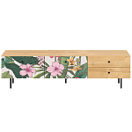 Длинная ТВ-тумба с принтом на ящиках Elise TV Stand варинант исполнения - 15 | Loft Concept во Владивостоке