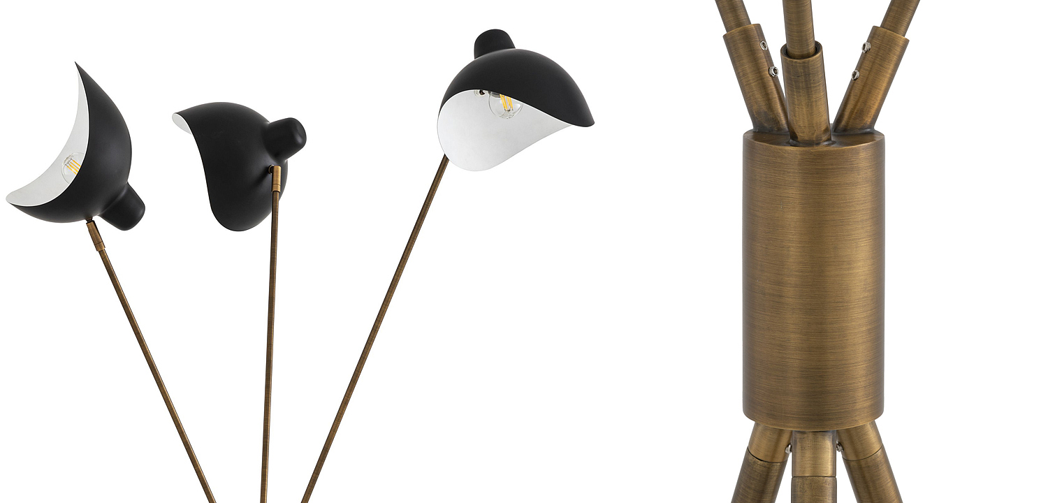 Торшер Eichholtz Floor Lamp Costner Торшер Eichholtz Floor Lamp Costner - Loft-Concept во Владивостоке