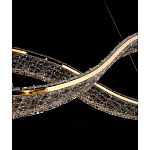 Люстра волнистой формы с фактурным хрустальным плафоном Light Delight варинант исполнения - 6 | Loft Concept во Владивостоке