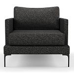 Мебельная ткань Шенилл темно-серый цвет 138 см T4-40 варинант исполнения - 6 | Loft Concept во Владивостоке