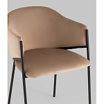 Стул Brace велюр капучино варинант исполнения - 2 | Loft Concept во Владивостоке