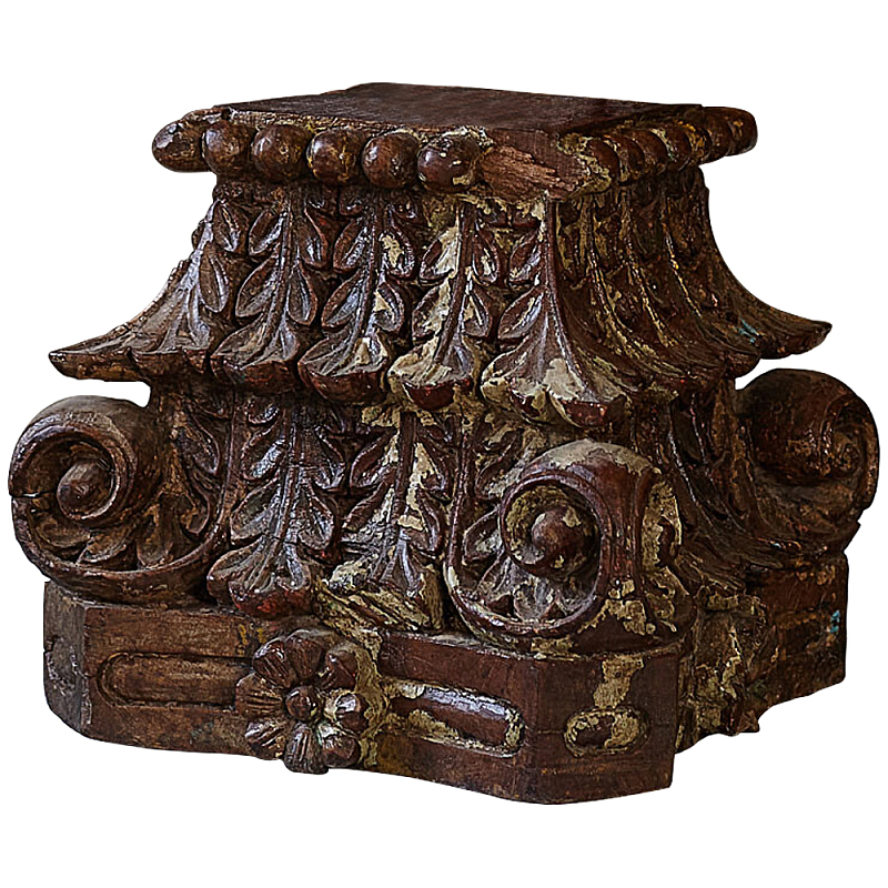 Подсвечник из массива тика Antique Candle Holder Коричневый Подсвечник из массива тика Antique Candle Holder Коричневый во Владивостоке | Loft Concept