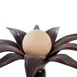 Настольная лампа черная INDONESIAN LAMPS варинант исполнения - 2 | Loft Concept во Владивостоке