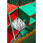 Дизайнерская разноцветная скамья Canton Bench варинант исполнения - 5 | Loft Concept во Владивостоке