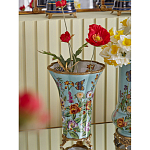 Ваза со стрекозой из фарфора с бронзовыми элементами Paradise Dragonfly варинант исполнения - 5 | Loft Concept во Владивостоке