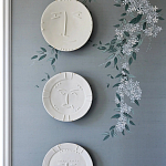 Обои ручная роспись Jasmine Standard colourway on Wood Ash slub silk варинант исполнения - 3 | Loft Concept во Владивостоке