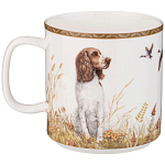 Кружка из фарфора с изображением фазанов и собаки 400 мл Hunting Porcelain Collection варинант исполнения - 1 | Loft Concept во Владивостоке