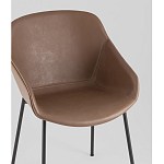 Стул Ashby экокожа светло-коричневый варинант исполнения - 3 | Loft Concept во Владивостоке