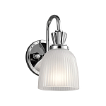 Бра с матовым ребристым плафоном в форме колокола Kichler варинант исполнения - 1 | Loft Concept во Владивостоке