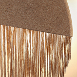 Бра круглое натуральная пробка с бахромой Natural Cork варинант исполнения - 2 | Loft Concept во Владивостоке