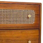 Комод с 6-ю ящиками с декором из ротанга Degarmo Chest of Drawers варинант исполнения - 5 | Loft Concept во Владивостоке