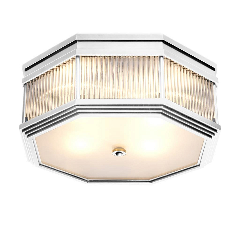 Потолочный светильник Ceiling Lamp Bagatelle Nickel Никель Прозрачное Стекло Потолочный светильник Ceiling Lamp Bagatelle Nickel Никель Прозрачное Стекло во Владивостоке | Loft Concept