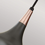  Подвесной светильник с каплевидным плафоном темного цвета Feiss варинант исполнения - 4 | Loft Concept во Владивостоке