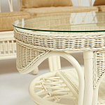 Комплект уличной мебели из ротанга Clara белый варинант исполнения - 9 | Loft Concept во Владивостоке