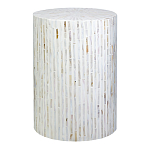 Столик с инкрустацией с перламутровым узором Dominic White варинант исполнения - 1 | Loft Concept во Владивостоке