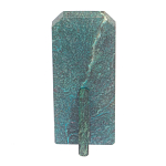 Часы погон ВС подарочные настольные из натурального камня Змеевик Military Clock варинант исполнения - 3 | Loft Concept во Владивостоке