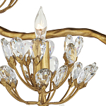 Торшер золотой в виде растения Golden Flower Glade варинант исполнения - 1 | Loft Concept во Владивостоке