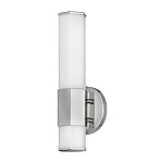 Бра для ванных комнат вертикальное с длинным белым матовым плафоном в форме шестиугольника на круглом основании Hinkley варинант исполнения - 12 | Loft Concept во Владивостоке