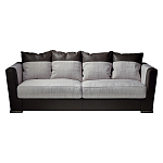 Элитарный современный диван Birmingham с кожаными вставками  варинант исполнения - 1 | Loft Concept во Владивостоке