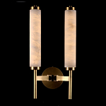 Бра с 2-мя цилиндрическими каменными плафонами Wand of Light варинант исполнения - 1 | Loft Concept во Владивостоке