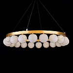 Люстра круглая с сферическими плафонами из натурального камня Phased Spheres варинант исполнения - 2 | Loft Concept во Владивостоке