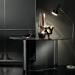 Консоль дымчатого цвета с изогнутым основанием Arabesque варинант исполнения - 4 | Loft Concept во Владивостоке