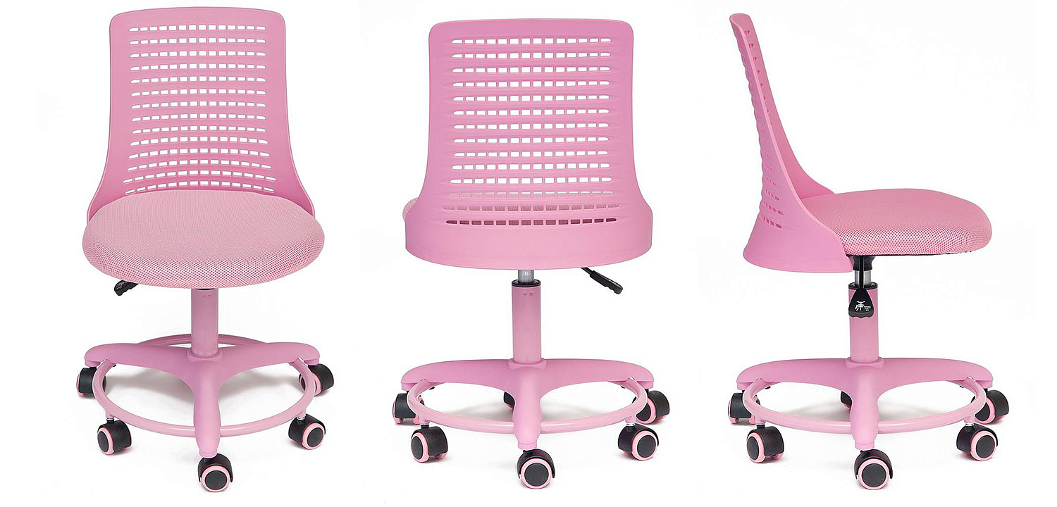 Кресло Bright Kiddie Office Chair pink Кресло Bright Kiddie Office Chair pink - Loft-Concept во Владивостоке
