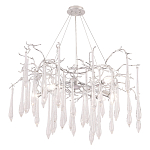 Люстра подвесная с прозрачными подвесками в форме капель Droplet Chandelier варинант исполнения - 4 | Loft Concept во Владивостоке