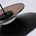 Люстра подвесная с тремя матовыми черными плафонами Obsidian Touch варинант исполнения - 3 | Loft Concept во Владивостоке